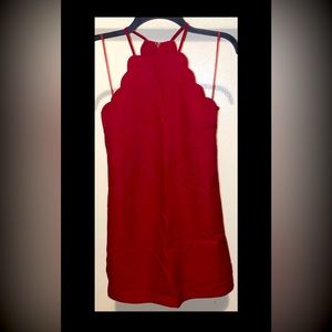 NWOT LuLus Endlessly Endearing Wine Red Dress size S